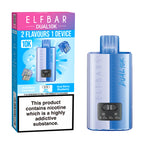 Blue Edition Elf Bar Dual 10K Prefilled Pod Kit and Box