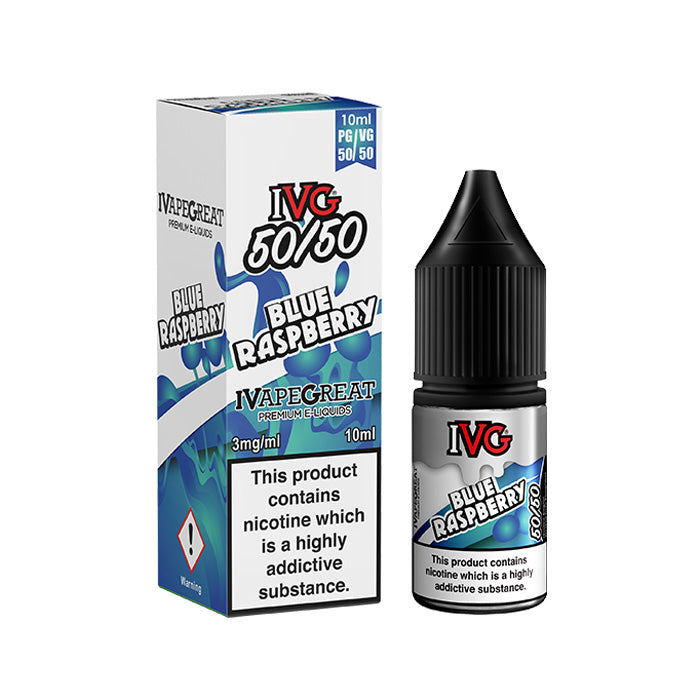 Blue Raspberry 10ml E-Liquid by IVG 50/50