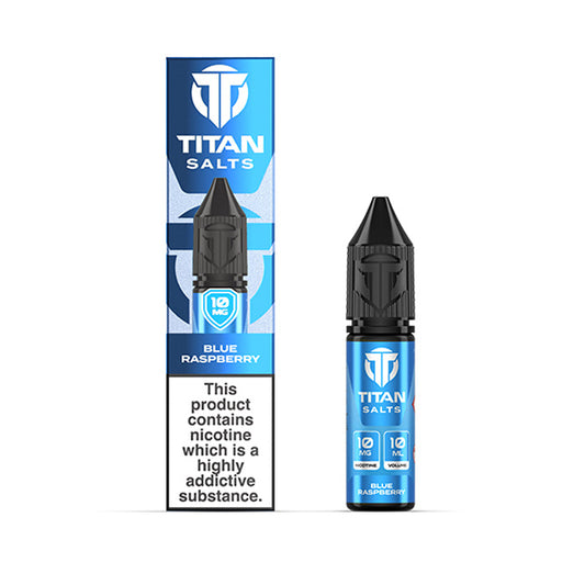 Blue Raspberry 10ml Nicotine Salt by Titan Salts
