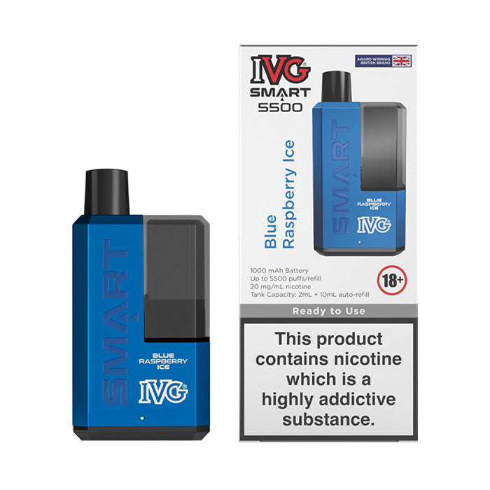 IVG Smart 5500 Disposable Vape | 5,500 Puffs | From 10.39 IVG Smart 5500 Disposable Vape | 5,500 Puffs | From 10.39