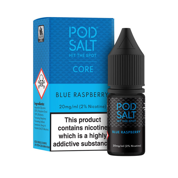 Blue Raspberry Nicotine Salt by Pod Salt