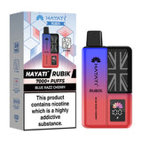 Blue Razz Cherry Hayati Rubik 7000 Prefilled Pod Kit and Box