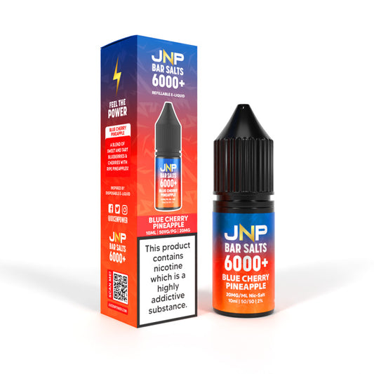 Blue Cherry Pineapple Nicotine Salt by JNP Bar Salts 6000+