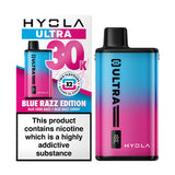 Blue Razz Edition Hyola Ultra 30K Prefilled Pod Kit and Box