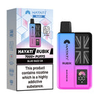 Blue Razz GB Hayati Rubik 7000 Prefilled Pod Kit and Box