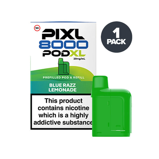 Blue Razz Lemonade PIXL 8000 Prefilled Pods