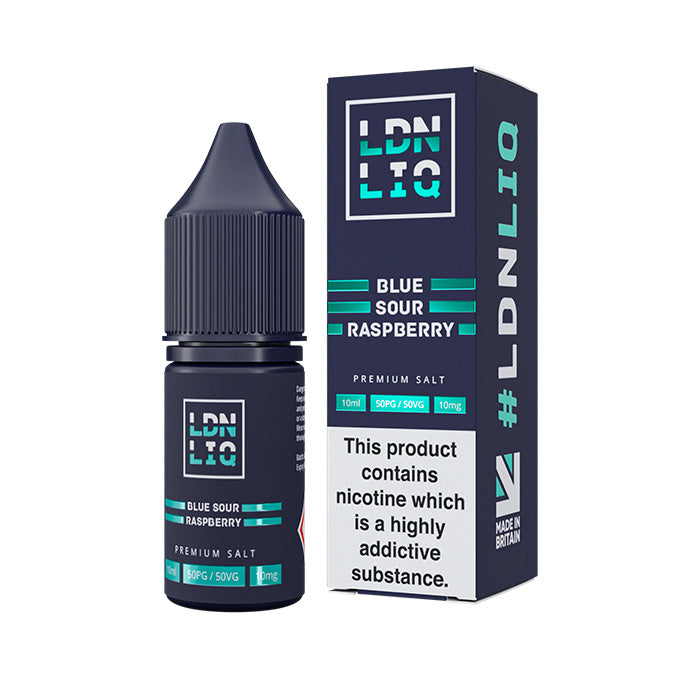 Blue Sour Raspberry 10ml Nic Salt E-Liquid by LDN LIQ