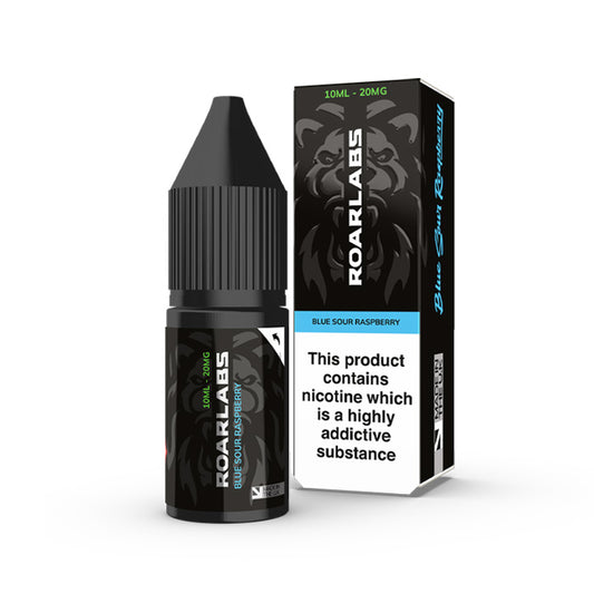 Blue Sour Raspberry 10ml Nic Salt E-Liquid by Roar Labs