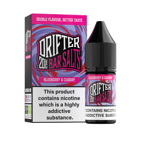 Blueberry & Cherry Nic Salt E-Liquid by Drifter Bar Series