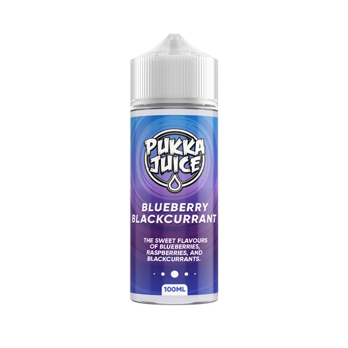 Blueberry Blackcurrant 100ml Shortfill E-Liquid by Pukka Juice
