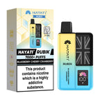 Blueberry Cherry Cranberry Hayati Rubik 7000 Prefilled Pod Kit and Box