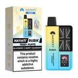 Blueberry Cherry Cranberry Hayati Rubik 7000 Prefilled Pod Kit and Box