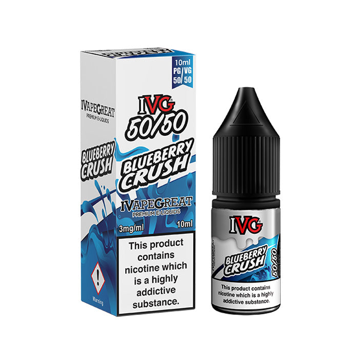 Blueberry Crush 10ml E-Liquid by IVG 50/50