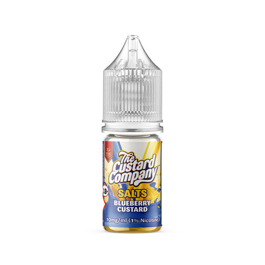 Blueberry Custard 10ml Nic Salt E-Liquid by The Custard Company