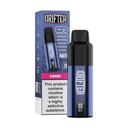Blueberry Drifter 6K Pre-filled Pod Kit and Box