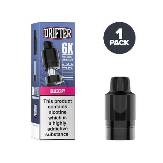 Blueberry Drifter 6K Pre-filled Pod and Box