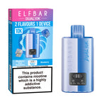Blueberry Edition Elf Bar Dual 10K Prefilled Pod Kit and Box