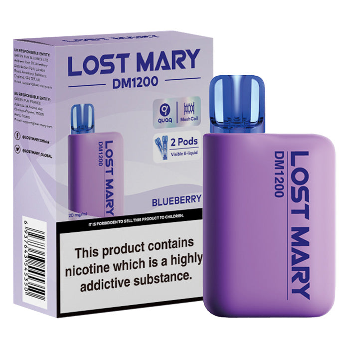Lost Mary DM1200 Disposable Vape Kit | From 5.21 Lost Mary DM1200 Disposable Vape Kit | From 5.21