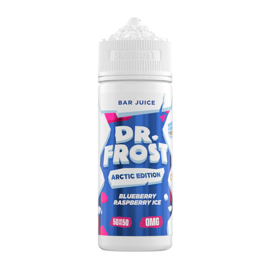 Blueberry Raspberry Ice 100ml Shortfill E-Liquid by Dr Frost Arctic Edition