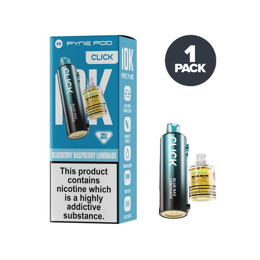 Blueberry Raspberry Lemonade Pyne Pod Click Pre-filled Pod and Box