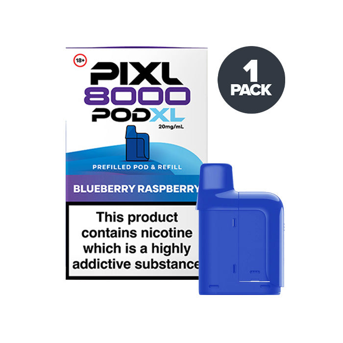 Blueberry Raspberry PIXL 8000 Prefilled Pods