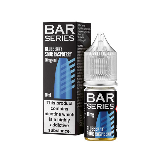 Blueberry Sour Raspberry 10ml Nic Salt E-Liquid by Bar Series
