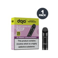 Blueberry Sour Raspberry Vaporesso Dojo Blast 2000 Go Pod and Box