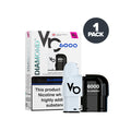 Blueberry Vapes Bars Diamond 6000 Prefilled Pod and Box