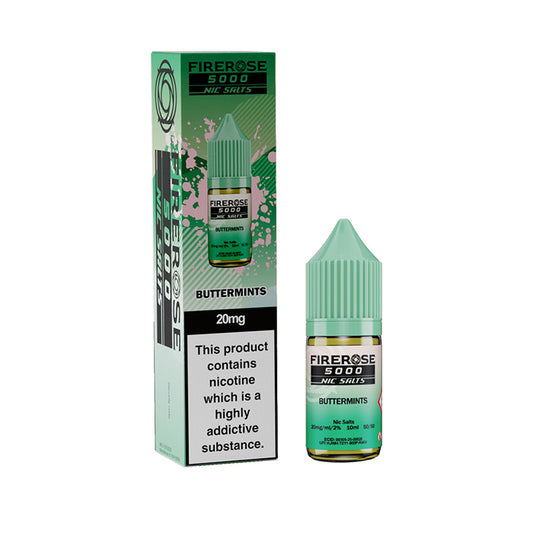 Buttermints 10ml Nic Salt E-Liquid by Firerose 5000