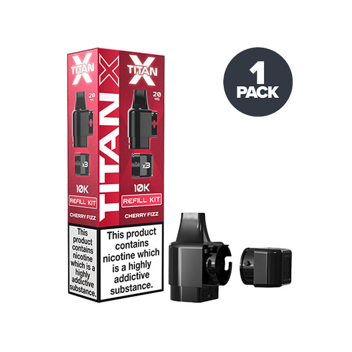 Cherry Fizz Titan X Prefilled Pods