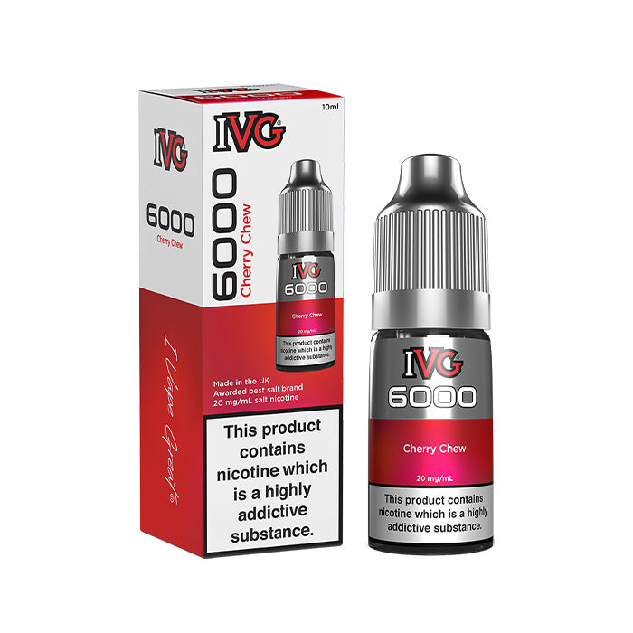 Cherry Chew 10ml Nic Salt E-Liquid by IVG 6000