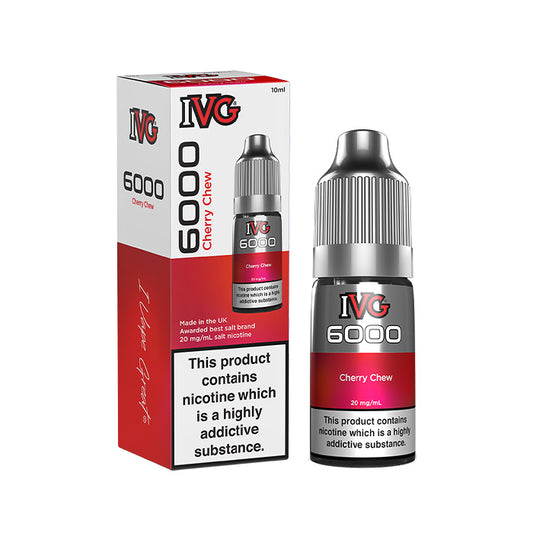 Cherry Chew 10ml Nic Salt E-Liquid by IVG 6000