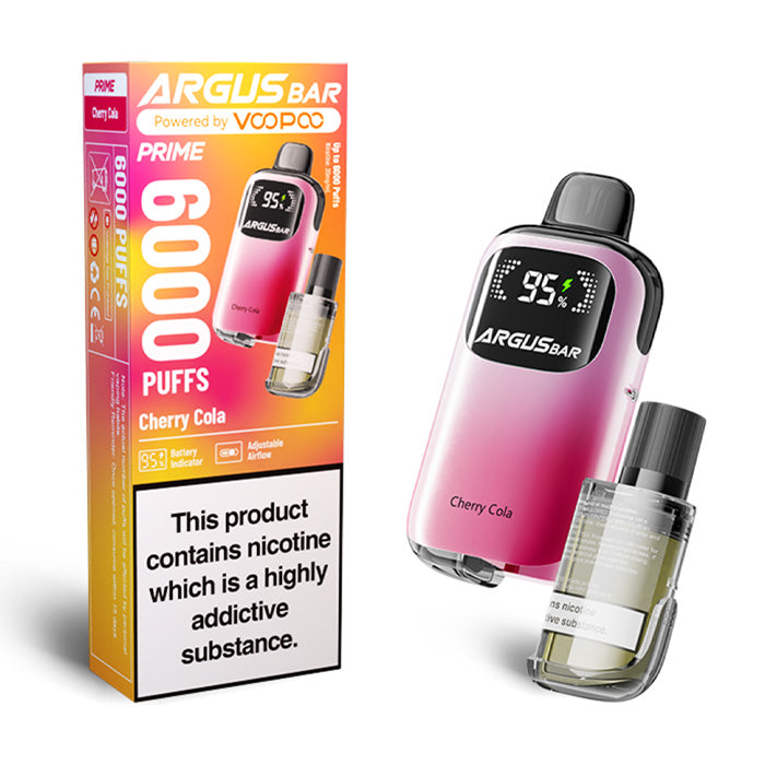 VooPoo Argus Bar Prime 6000 Disposable Vape | 20 Flavours