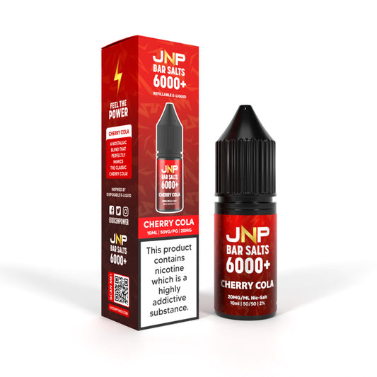 Cherry Cola Nicotine Salt by JNP Bar Salts 6000+
