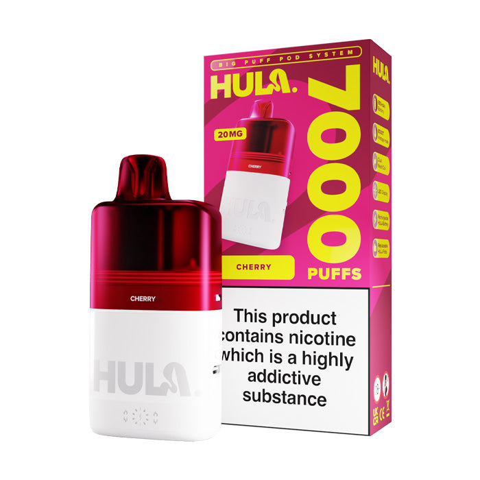 Cherry Hula 7000 Prefilled Pod Kit and Box