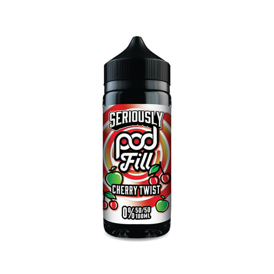 Cherry Twist 100ml Shortfill E-Liquid by Seriously PodFill