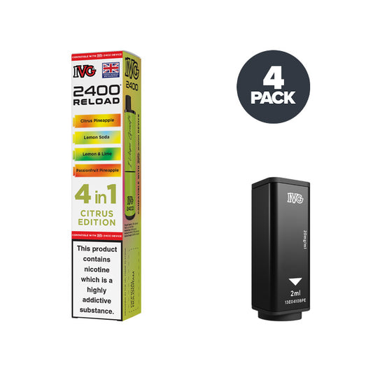 Citrus Edition IVG 2400 Reload Prefilled Pod and Box