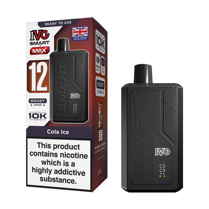 Cola Ice IVG Smart Max Vape Kit and Box