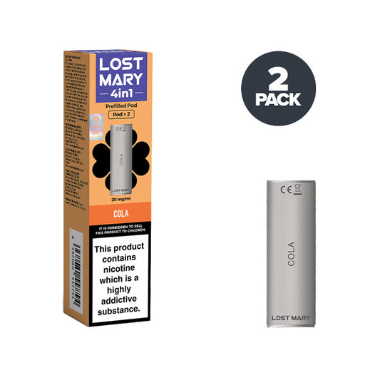 Cola Lost Mary 4in1 Pre-filled Pods and Box