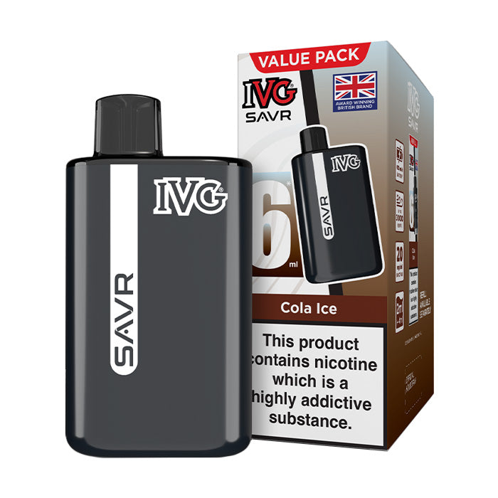 Cola Ice IVG SAVR Starter Vape Kit and Box