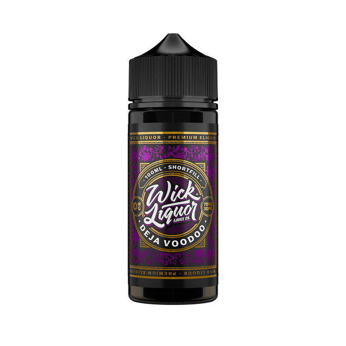 Deja Voodoo 100ml Shortfill E-Liquid by Wick Liquor