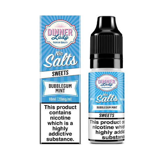 Dinner Lady 10ml Nic Salt Bubblegum Mint