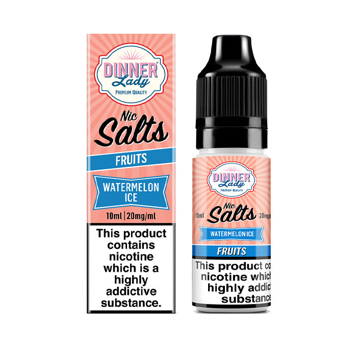 Dinner Lady Watermelon Ice 10ml Nic Salt E-Liquid