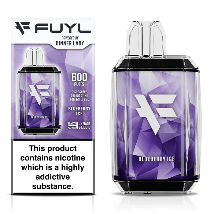 Dinner Lady FUYL Disposable Vape Blueberry Ice