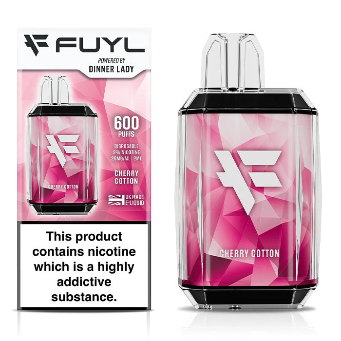 Dinner Lady FUYL Disposable Vape Cherry Cotton