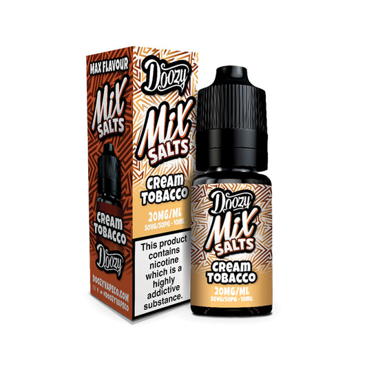 Doozy Mix 10ml Nic Salt Cream Tobacco