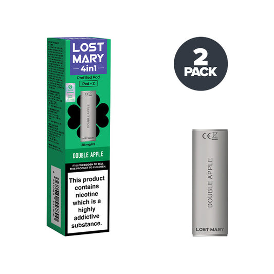 Double Apple Lost Mary 4in1 Pre-filled Pods