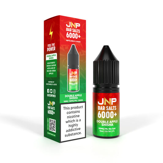 Double Apple Shisha Nicotine Salt by JNP Bar Salts 6000+