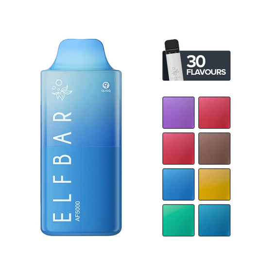 Elf Bar AF5000 Disposable Vape with 8 Colour Boxes