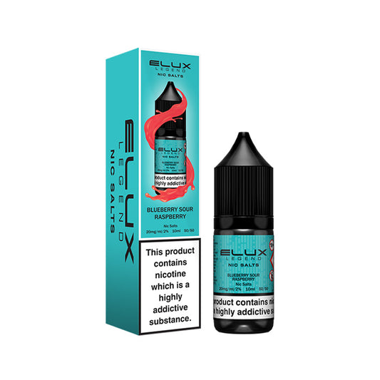 Elux 10ml Nic Salt E-Liquid Blueberry Sour Raspberry